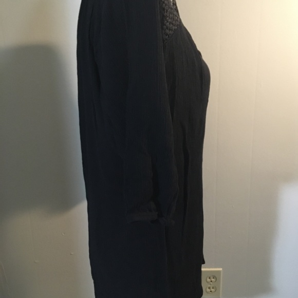 H&M Womens Black Tops, 3/4 Sleeve Size 6 - Picture 5 of 7